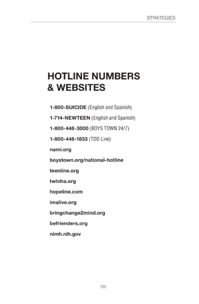 HOTLINE NUMBERS & WEBSITE